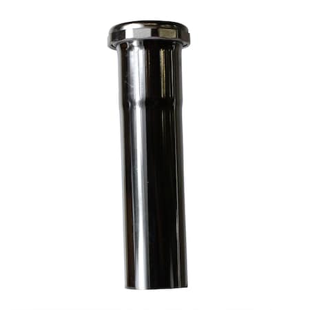 Thrifco Plumbing 22 Gauge 1-1/2 Inch x 6 Inch Chrome Plated Brass Tubular Extens 4400646